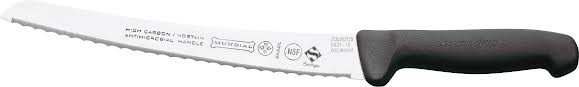 Mundial Inc Bread Knife, Textured Hdl, 10"