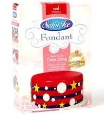 Ateco Fondant, Red/Vanilla 1.5 lb