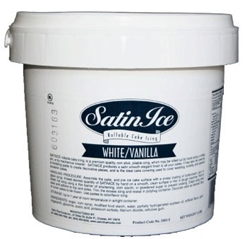 Ateco Fondant, White/Vanilla, 5 lb
