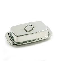 Norpro Butter Dish, S/S, Wide
