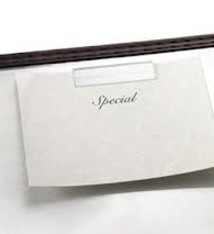 Tablecraft Menu Clip, Plastic