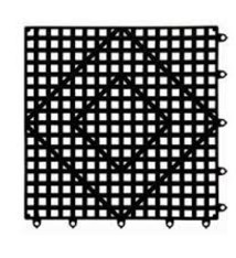 San Jamar Black Floor Mat