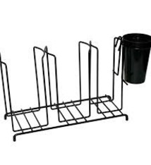 San Jamar Cup & Lid Wire Organizer