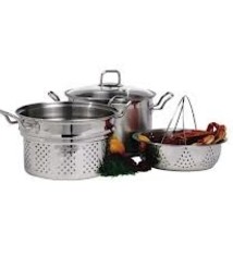 Norpro Steamer/Cooker Set, S/S, 8 Qt