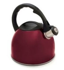 Norpro Tea Kettle, Red, 2-3/4 Qt