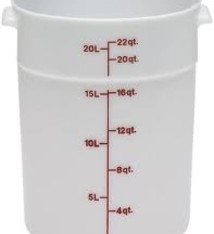 Cambro Food Storage Container, 22 Qt