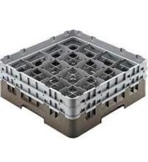 Cambro Dishwasher Rack, 16 Comp, Soft Gray