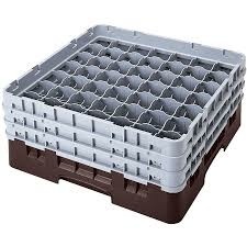 Cambro Dishwasher Rack, 49 Comp, Brown