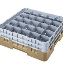 Cambro Dishwasher Rack, 25 Comp, Biege