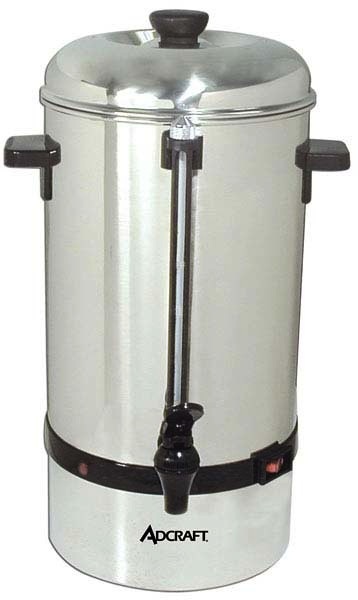 Admiral Craft Coffee Percolator, S/S, 60 Cup