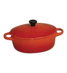 Paderno Mini Dutch Oven, Orange, 9 oz.