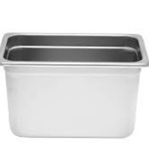 Thunder Group Steam Table Pan, S/S, 1/4 Size, 6" Deep