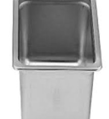 Thunder Group Steam Table Pan, S/S, 1/3 Size, 6" Deep