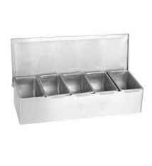 Thunder Group Condiment Dispenser, 5 Compartment