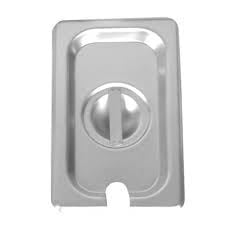 Thunder Group Steam Table Pan Cover, S/S, 1/6 Size