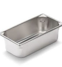 Vollrath Steam Table Pan, S/S, 1/3 Size, 4" Deep