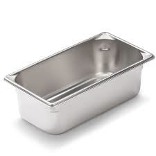 Vollrath Steam Table Pan, S/S, 1/3 Size, 4" Deep