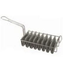 Thunder Group Taco Fryer Basket, 8 Shells