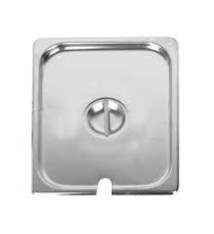 Thunder Group Steam Table Pan Cover w/ Slot, S/S, 1/2 Size