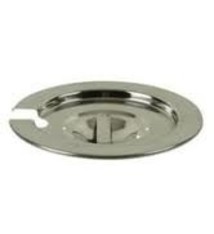 Thunder Group Inset Pan Cover, S/S, Slotted, 2.5 Qt