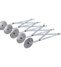 Thunder Group Dough Divider, S/S, 5 Wheels