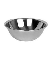 Thunder Group Mixing Bowl, S/S, Curved Lip, 20 Qt