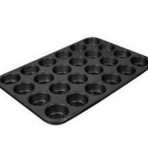 Thunder Group Non-Stick Muffin Pan, Tin, 24 Cup