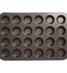 Thunder Group Non-Stick Muffin Pan, Iron, 24 Cup