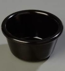 Winco Melamine Ramekins, Black, 6 oz (1 Doz)