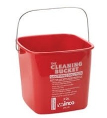 Winco Sanitizing Bucket, 3 Qt