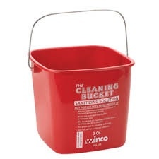 Winco Sanitizing Bucket, 3 Qt