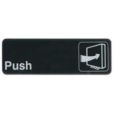 Winco "Push" Sign