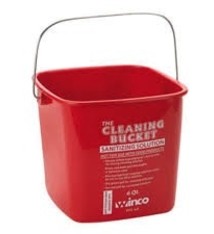 Winco Sanitizing Bucket , 6 Qt