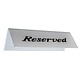 American Metalcraft "Reserved" Sign