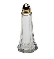 Update International Salt & Pepper Shaker, Gold Cap, 1 oz