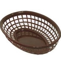 Update International Fast Food Basket, Brown, 9-1/2" x 6"