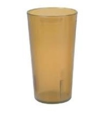 Thunder Group Plastic Tumbler, Amber, 16 oz
