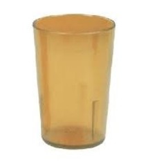 Thunder Group Plastic Tumbler, Amber, 8 oz