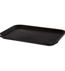 Thunder Group Fast Food Tray, 10-1/2" x 13-1/2", Black