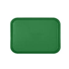 Thunder Group Fast Food Tray, 10-1/2" x 13-1/2", Green