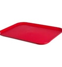 Thunder Group Fast Food Tray, 14" x 17-3/4", Red