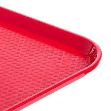 Thunder Group Fast Food Tray, 14" x 17-3/4", Red