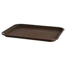 Thunder Group Fast Food Tray, 10-1/2" x 13-1/2", Brown