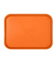 Thunder Group Fast Food Tray, 12" x 16-3/4", Orange