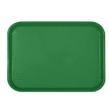 Thunder Group Fast Food Tray, 14" x 17-3/4", Green