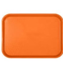 Thunder Group Fast Food Tray, 14" x 17-3/4", Orange