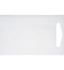 Thunder Group Cutting Board, 10" x 6" x 1/2", White