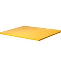 Thunder Group Cutting Board, 24" x 18" x 1/2", Yellow