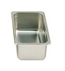 Thunder Group Steam Table Pan, S/S, 1/3 Size, 4" Deep