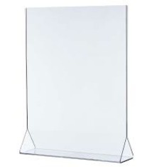 Thunder Group Table Card Holder, 8-1/2" x 11"